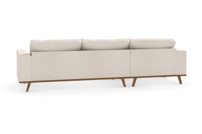 Copenhagen 4-sits Vänstervänd L-formad Divansoffa i Tyg - Beige - Möbler - Soffa - Divansoffa & schäslongsoffa - 4 sits soffa med divan