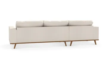 Copenhagen 4-sits Vänstervänd L-formad Divansoffa i Tyg - Beige - Möbler - Soffa - Divansoffa & schäslongsoffa - 4 sits soffa med divan