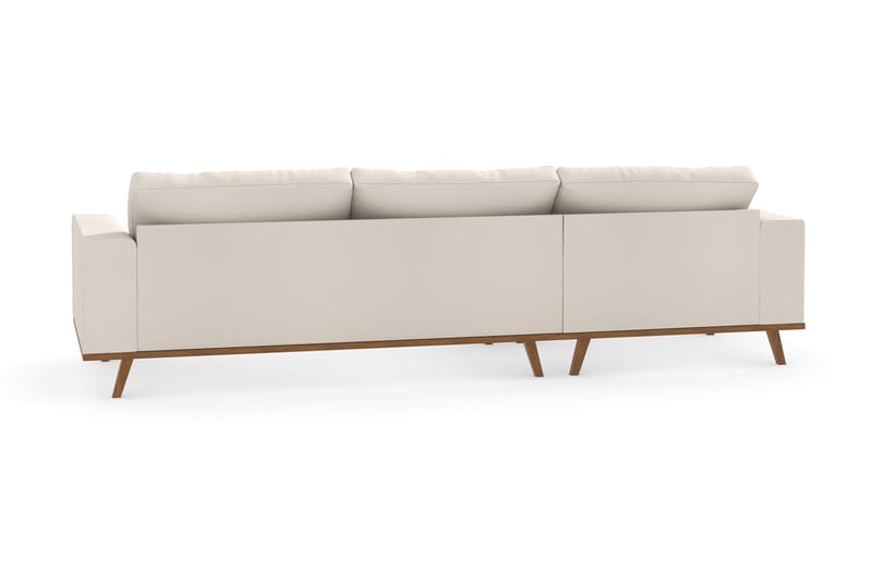 Copenhagen 4-sits Vänstervänd L-formad Divansoffa i Tyg - Beige - Möbler - Soffa - Divansoffa & schäslongsoffa - 4 sits soffa med divan