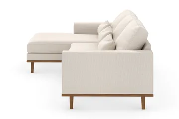 Copenhagen 4-sits Vänstervänd L-formad Divansoffa i Tyg - Beige - Möbler - Soffa - Divansoffa & schäslongsoffa - 4 sits soffa med divan