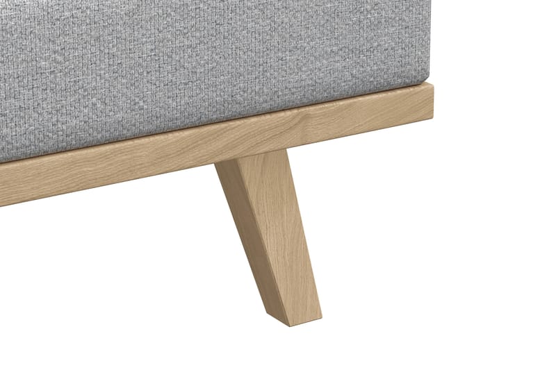 Copenhagen 4-sits Vänstervänd L-formad Divansoffa i Tyg - Ljusgrå - Möbler - Soffa - Divansoffa & schäslongsoffa - 4 sits soffa med divan