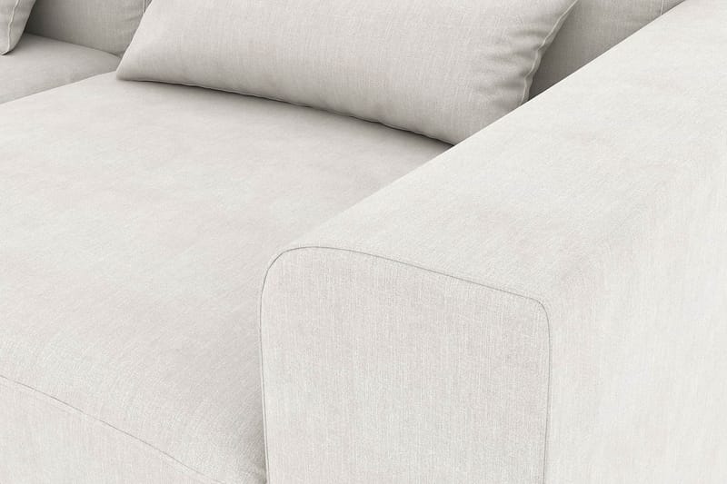 Copenhagen 4-sits Vänstervänd L-formad Divansoffa i Tyg - Ljusgrå - Möbler - Soffa - Divansoffa & schäslongsoffa - 4 sits soffa med divan