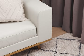 Copenhagen 4-sits Vänstervänd L-formad Divansoffa i Tyg - Ljusgrå - Möbler - Soffa - Divansoffa & schäslongsoffa - 4 sits soffa med divan