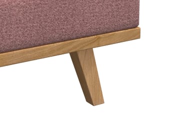 Copenhagen 4-sits Vänstervänd L-formad Divansoffa i Tyg - Rosa - Möbler - Soffa - Divansoffa & schäslongsoffa - 4 sits soffa med divan