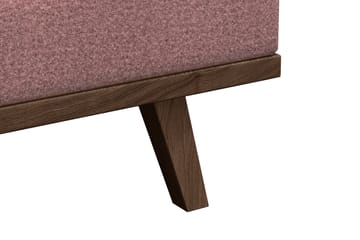 Copenhagen 4-sits Vänstervänd L-formad Divansoffa i Tyg - Rosa - Möbler - Soffa - Divansoffa & schäslongsoffa - 4 sits soffa med divan