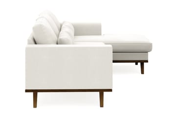 Copenhagen Compact 3-sits Vändbar L-formad Divansoffa i Tyg - Ljusgrå - Möbler - Soffa - Divansoffa & schäslongsoffa - 3 sits soffa med divan