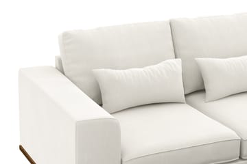 Copenhagen Compact 3-sits Vändbar L-formad Divansoffa i Tyg - Ljusgrå - Möbler - Soffa - Divansoffa & schäslongsoffa - 3 sits soffa med divan