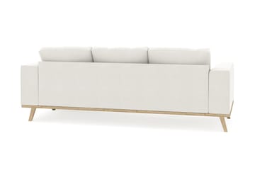 Copenhagen Compact 3-sits Vändbar L-formad Divansoffa i Tyg - Ljusgrå - Möbler - Soffa - Divansoffa & schäslongsoffa - 3 sits soffa med divan