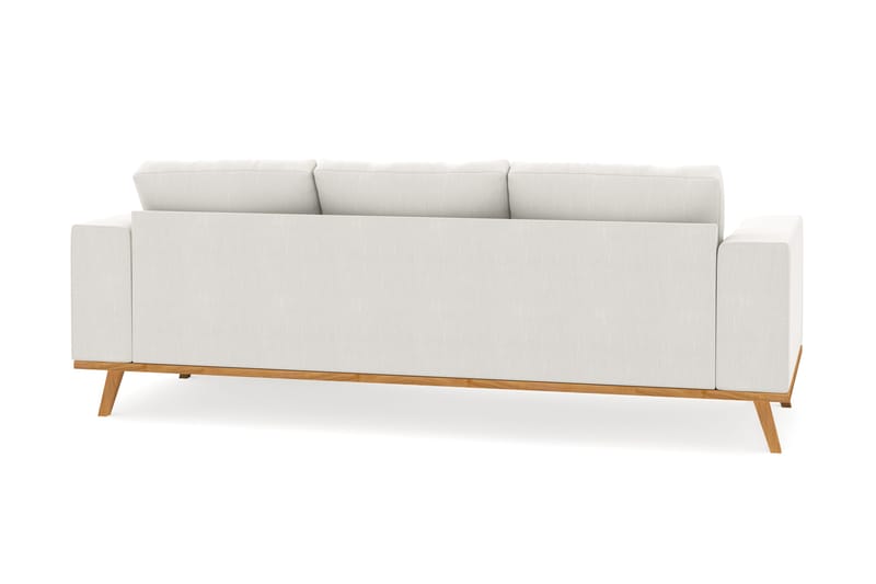 Copenhagen Compact 3-sits Vändbar L-formad Divansoffa i Tyg - Ljusgrå - Möbler - Soffa - Divansoffa & schäslongsoffa - 3 sits soffa med divan
