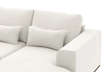 Copenhagen Compact 4-sits Vänstervänd U-formad Soffa med Divan och Schäslong i Tyg - Ljusgrå - Möbler - Soffa - Divansoffa & schäslongsoffa - 4 sits soffa med divan