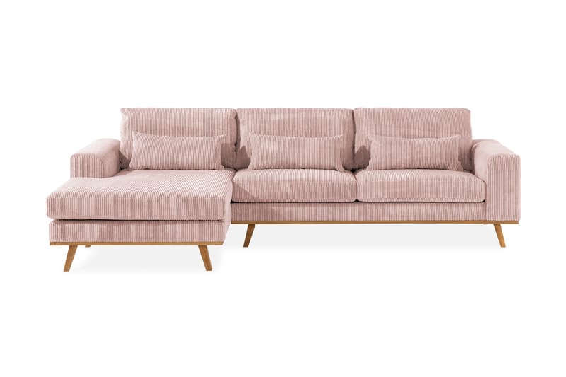Copenhagen Divansoffa Manchester - Rosa - Möbler - Soffa - Divansoffa & schäslongsoffa - 4 sits soffa med divan