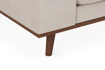 Copenhagen Premium 4-sits Högervänd L-formad Djup Schäslongsoffa i Tyg - Beige - Möbler - Soffa - Divansoffa & schäslongsoffa - 4 sits soffa med divan