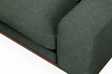 Copenhagen Premium 4-sits Vänstervänd L-formad Djup Schäslongsoffa i Tyg - Grön - Möbler - Soffa - Divansoffa & schäslongsoffa - 4 sits soffa med divan