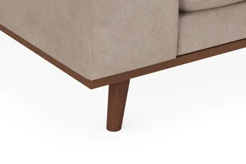 Copenhagen Premium 4-sits Högervänd L-formad Djup Divansoffa i Tyg - Ljusbrun - Möbler - Soffa - Divansoffa & schäslongsoffa - 3 sits soffa med divan