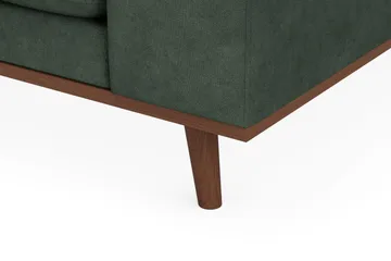 Copenhagen Premium 4-sits Vänstervänd L-formad Djup Schäslongsoffa i Tyg - Grön - Möbler - Soffa - Divansoffa & schäslongsoffa - 4 sits soffa med divan
