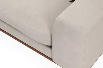 Copenhagen Premium 4-sits Vänstervänd L-formad Djup Schäslongsoffa i Tyg - Beige - Möbler - Soffa - Divansoffa & schäslongsoffa - 4 sits soffa med divan