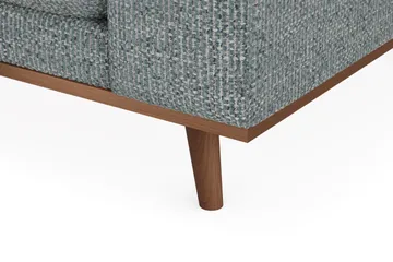 Copenhagen Premium 4-sits Vänstervänd L-formad Djup Divansoffa i Chenille - Grå/Blå - Möbler - Soffa - Divansoffa & schäslongsoffa - 4 sits soffa med divan