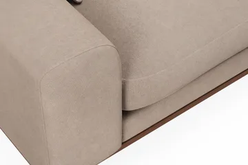 Copenhagen Premium 4-sits Högervänd L-formad Djup Schäslongsoffa i Tyg - Ljusbrun - Möbler - Soffa - Divansoffa & schäslongsoffa - 4 sits soffa med divan