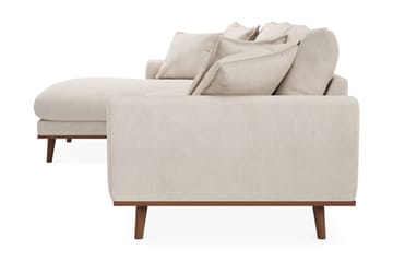 Copenhagen Premium 4-sits Vänstervänd L-formad Djup Divansoffa i Tyg - Beige - Möbler - Soffa - Divansoffa & schäslongsoffa - 3 sits soffa med divan