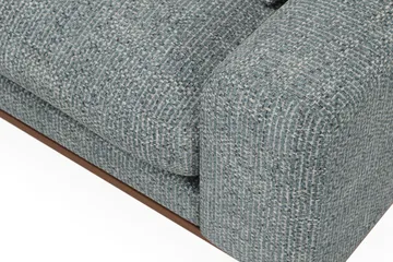 Copenhagen Premium 4-sits Vänstervänd L-formad Djup Divansoffa i Chenille - Grå/Blå - Möbler - Soffa - Divansoffa & schäslongsoffa - 4 sits soffa med divan