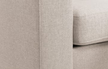 Crazy 3-sits Högervänd L-formad Schäslongsoffa i Tyg - Beige - Möbler - Soffa - Divansoffa & schäslongsoffa