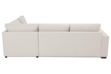 Crazy 3-sits Högervänd L-formad Schäslongsoffa i Tyg - Beige - Möbler - Soffa - Divansoffa & schäslongsoffa