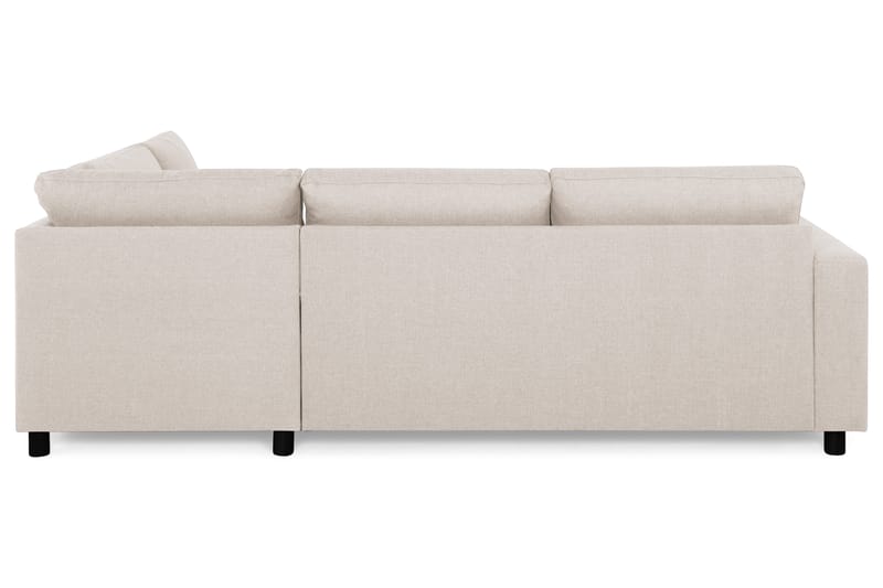 Crazy 3-sits Högervänd L-formad Schäslongsoffa i Tyg - Beige - Möbler - Soffa - Divansoffa & schäslongsoffa