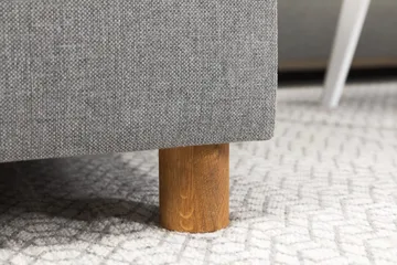 Crazy 3-sits Högervänd L-formad Schäslongsoffa i Tyg - Grå - Möbler - Soffa - Divansoffa & schäslongsoffa - 2 sits soffa med divan