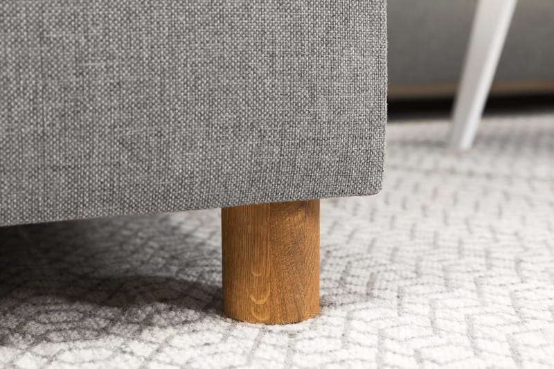 Crazy 3-sits Högervänd L-formad Schäslongsoffa i Tyg - Grå - Möbler - Soffa - Divansoffa & schäslongsoffa - 2 sits soffa med divan