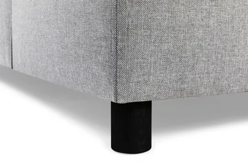 Crazy 3-sits Högervänd L-formad Schäslongsoffa i Tyg - Grå - Möbler - Soffa - Divansoffa & schäslongsoffa - 2 sits soffa med divan