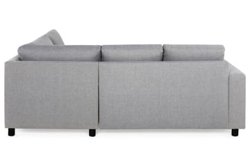 Crazy 3-sits Högervänd L-formad Schäslongsoffa i Tyg - Grå - Möbler - Soffa - Divansoffa & schäslongsoffa - 2 sits soffa med divan