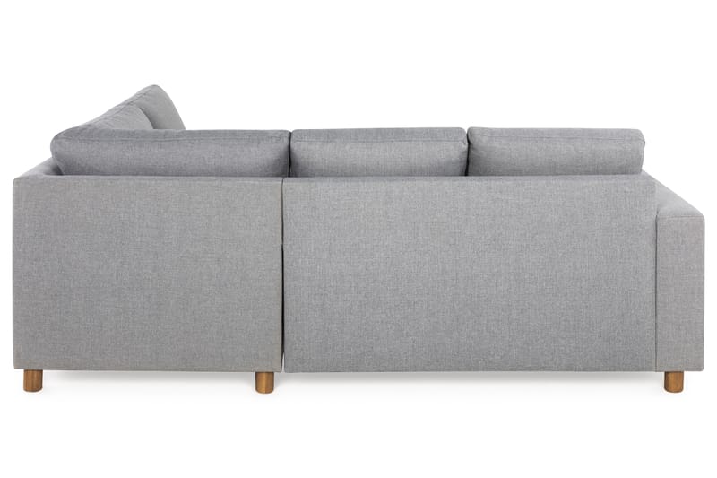 Crazy 3-sits Högervänd L-formad Schäslongsoffa i Tyg - Grå - Möbler - Soffa - Divansoffa & schäslongsoffa - 2 sits soffa med divan