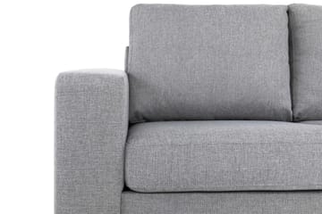 Crazy 3-sits Högervänd L-formad Schäslongsoffa i Tyg - Grå - Möbler - Soffa - Divansoffa & schäslongsoffa - 2 sits soffa med divan