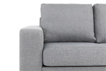 Crazy 3-sits Högervänd L-formad Schäslongsoffa i Tyg - Grå - Möbler - Soffa - Divansoffa & schäslongsoffa - 2 sits soffa med divan