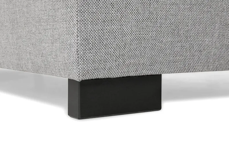 Crazy 3-sits Högervänd L-formad Schäslongsoffa i Tyg - Grå - Möbler - Soffa - Divansoffa & schäslongsoffa - 2 sits soffa med divan