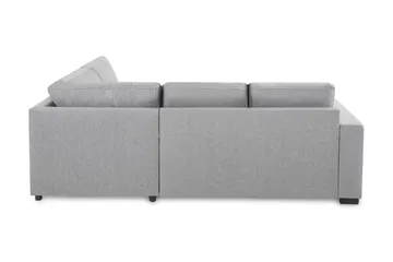 Crazy 3-sits Högervänd L-formad Schäslongsoffa i Tyg - Grå - Möbler - Soffa - Divansoffa & schäslongsoffa - 2 sits soffa med divan