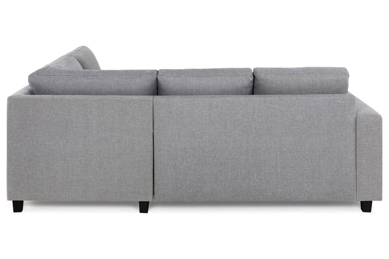 Crazy 3-sits Högervänd L-formad Schäslongsoffa i Tyg - Grå - Möbler - Soffa - Divansoffa & schäslongsoffa - 2 sits soffa med divan
