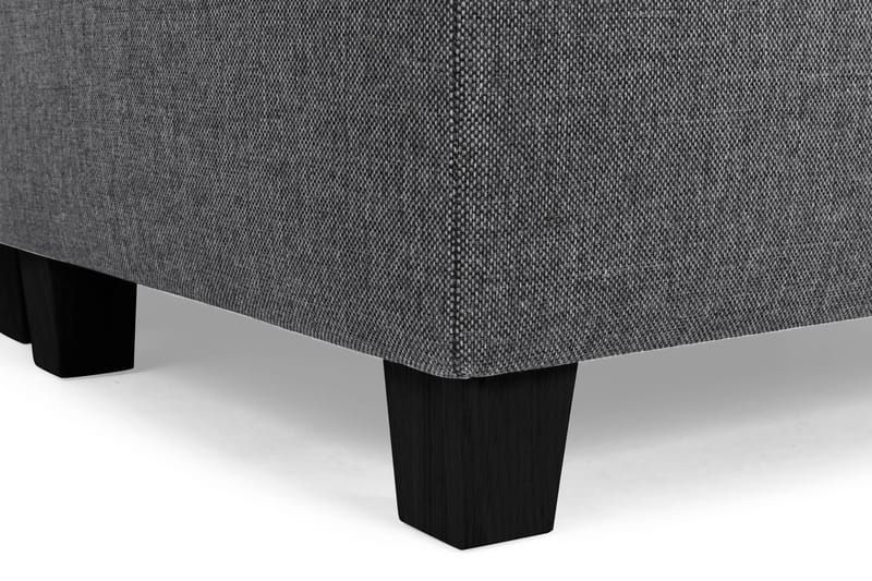 Crazy 3-sits Högervänd L-formad Schäslongsoffa i Tyg - Mörkgrå - Möbler - Soffa - Divansoffa & schäslongsoffa