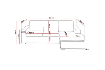 Crazy 3-sits Vändbar L-formad Divansoffa i Konstläder - Svart - Möbler - Soffa - Divansoffa & schäslongsoffa - 3 sits soffa med divan