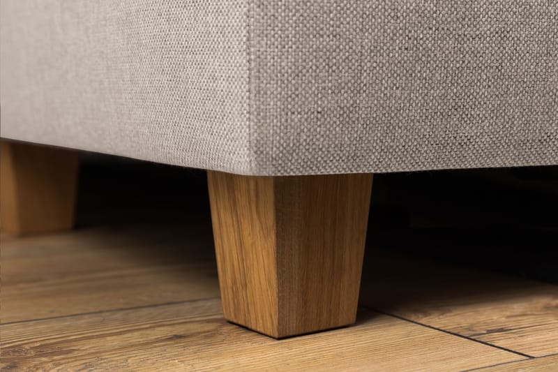 Crazy 3-sits Vändbar L-formad Divansoffa i Tyg - Beige - Möbler - Soffa - Divansoffa & schäslongsoffa - 3 sits soffa med divan