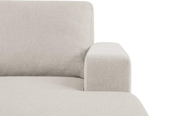 Crazy 3-sits Vändbar L-formad Divansoffa i Tyg - Beige - Möbler - Soffa - Divansoffa & schäslongsoffa - 3 sits soffa med divan