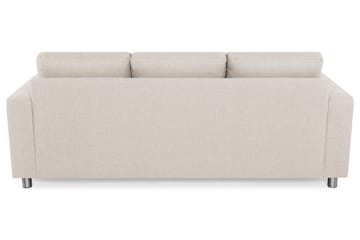 Crazy 3-sits Vändbar L-formad Divansoffa i Tyg - Beige - Möbler - Soffa - Divansoffa & schäslongsoffa - 3 sits soffa med divan