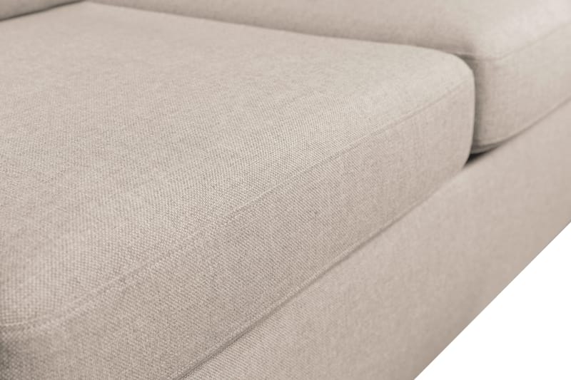 Crazy 3-sits Vändbar L-formad Divansoffa i Tyg - Beige - Möbler - Soffa - Divansoffa & schäslongsoffa - 3 sits soffa med divan