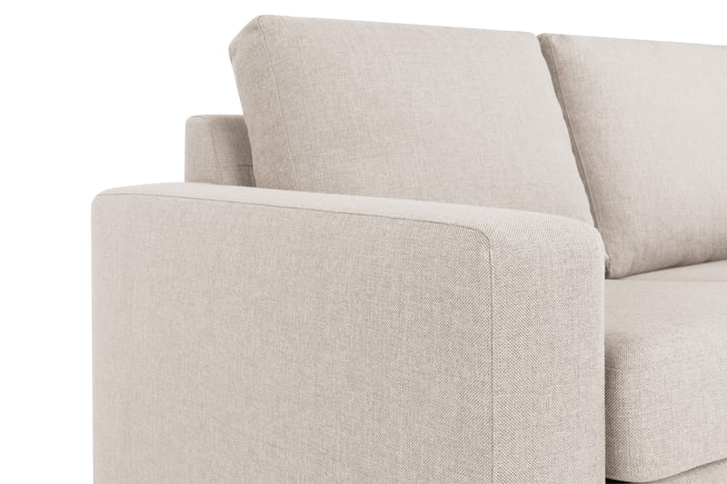 Crazy 3-sits Vändbar L-formad Divansoffa i Tyg - Beige - Möbler - Soffa - Divansoffa & schäslongsoffa - 3 sits soffa med divan