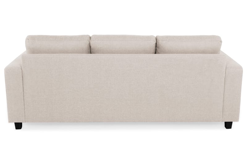 Crazy 3-sits Vändbar L-formad Divansoffa i Tyg - Beige - Möbler - Soffa - Divansoffa & schäslongsoffa - 3 sits soffa med divan