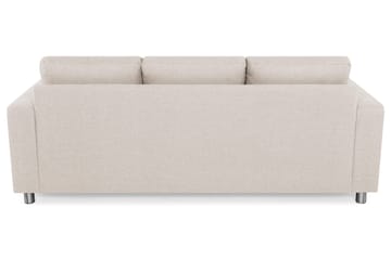 Crazy 3-sits Vändbar L-formad Divansoffa i Tyg - Beige - Möbler - Soffa - Divansoffa & schäslongsoffa - 3 sits soffa med divan