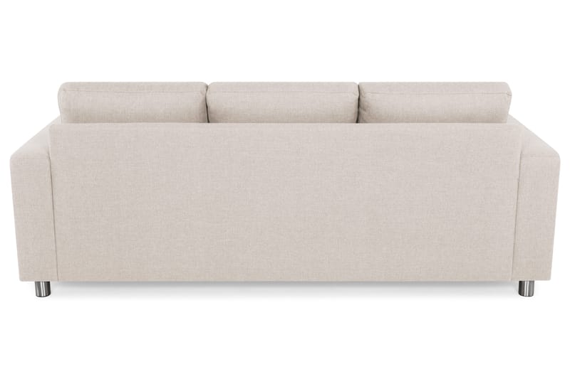 Crazy 3-sits Vändbar L-formad Divansoffa i Tyg - Beige - Möbler - Soffa - Divansoffa & schäslongsoffa - 3 sits soffa med divan