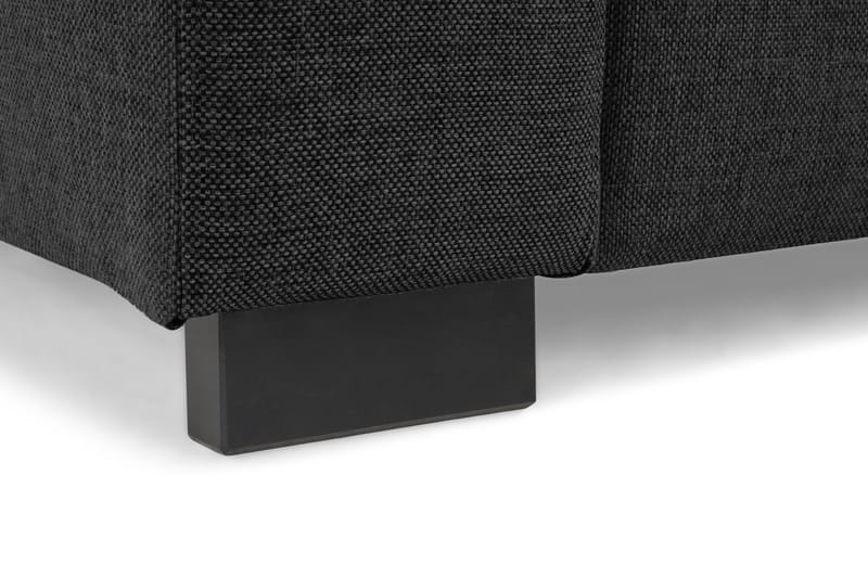 Crazy 3-sits Vändbar L-formad Divansoffa i Tyg inkl Kuvertkuddar - Mörkgrå - Möbler - Soffa - Divansoffa & schäslongsoffa - 3 sits soffa med divan