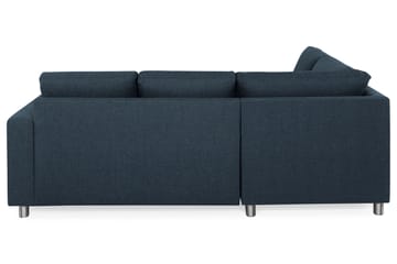 Crazy 3-sits Vänstervänd L-formad Schäslongsoffa i Tyg - Blå - Möbler - Soffa - Divansoffa & schäslongsoffa - 2 sits soffa med divan