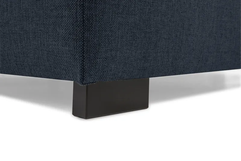 Crazy 3-sits Vänstervänd L-formad Schäslongsoffa i Tyg - Blå - Möbler - Soffa - Divansoffa & schäslongsoffa - 3 sits soffa med divan